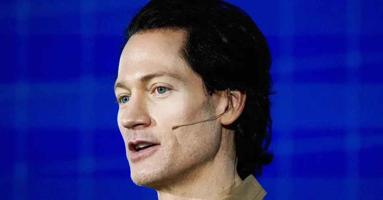 Bryan Johnson durante su retransmisión en directo.