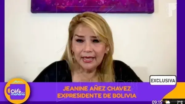 Expresidenta Jeanine Añez.