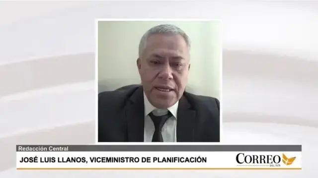 El Viceministro de Planificación Estratégica del Estado, José Luis Llanos.