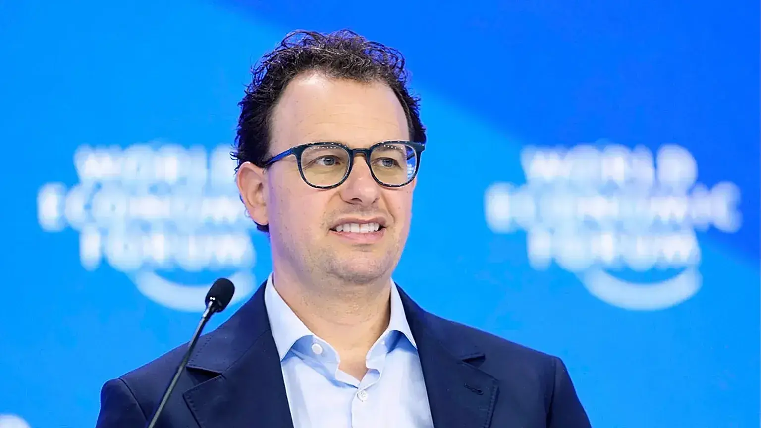 Dario Amodei, consejero delegado y cofundador de Anthropic, en el Foro Económico Mundial de Davos.