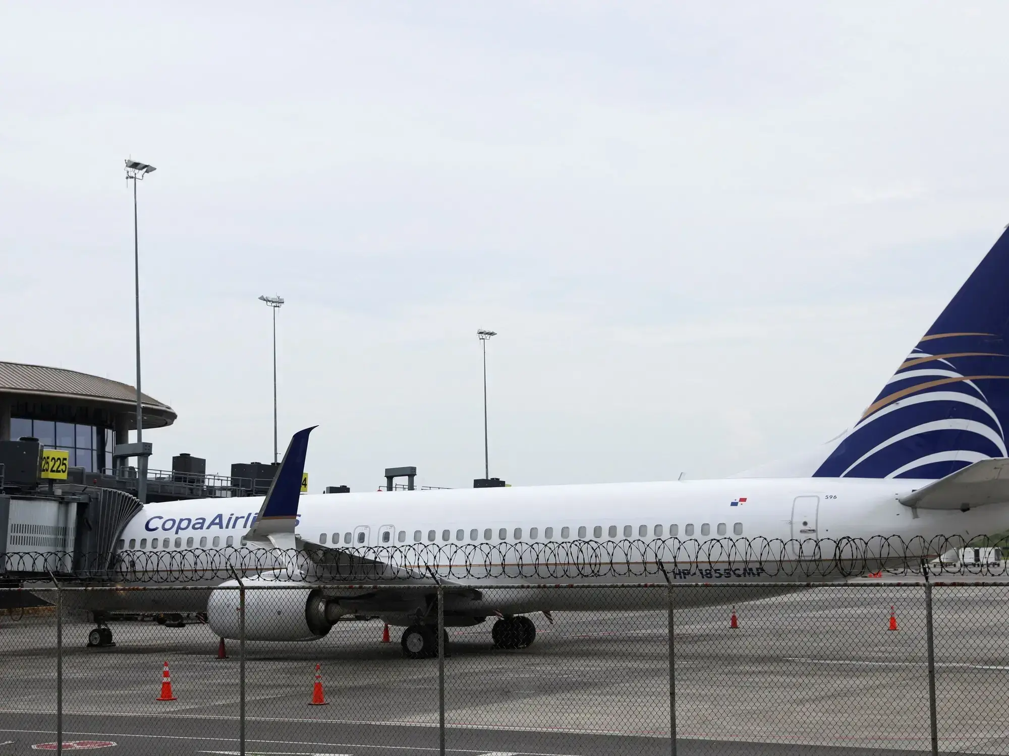 Un avión de Copa Airlines, una de las aerolíneas que suspendió vuelos.