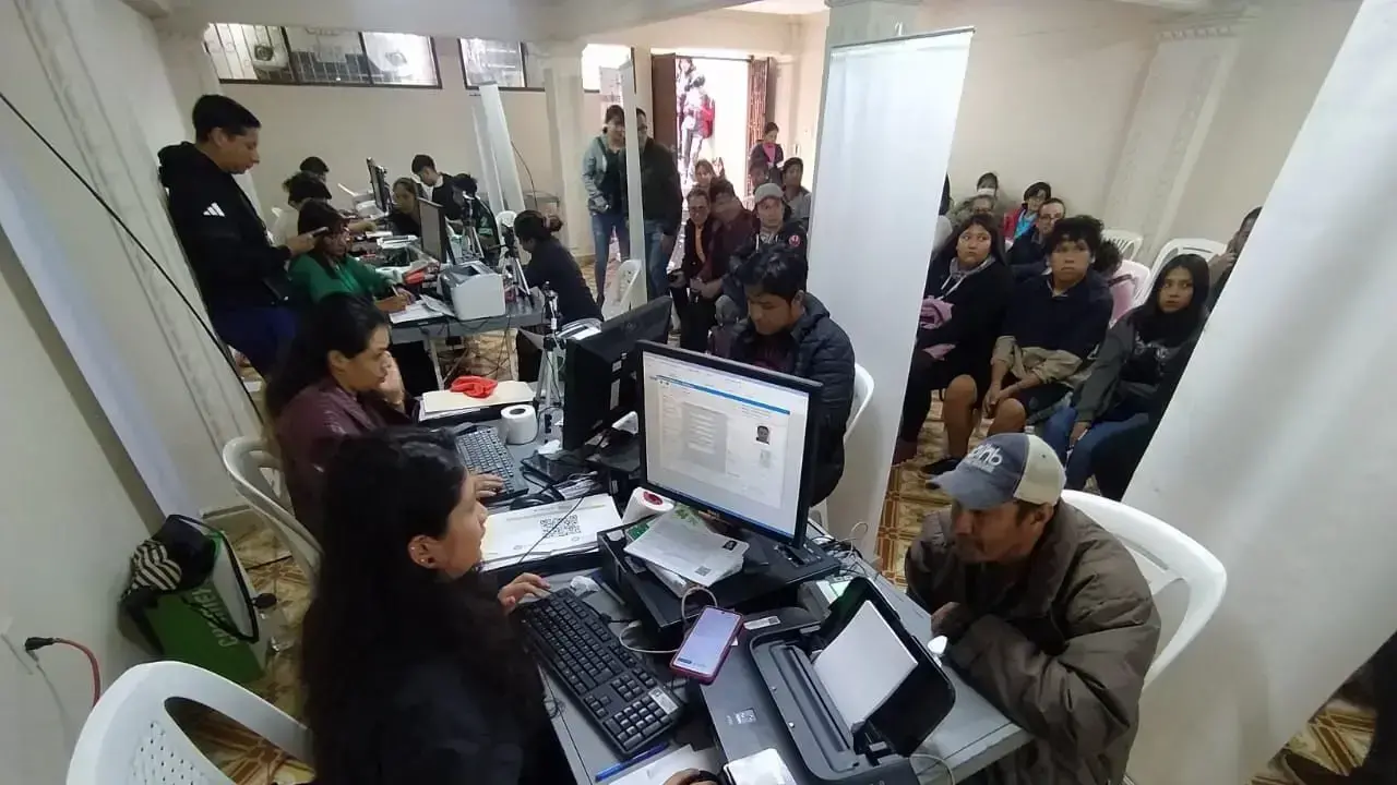 Empadronamiento en Cochabamba.