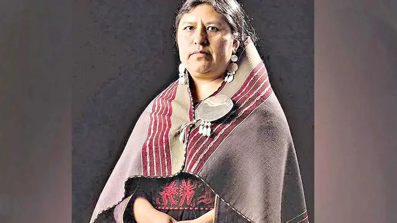 La artista boliviana Elvira Espejo.
