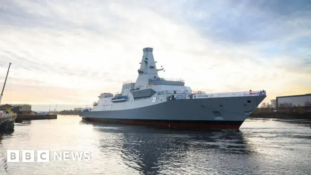 HMS Glasgow es la primera fragata Tipo 26 construida para la Royal Navy.