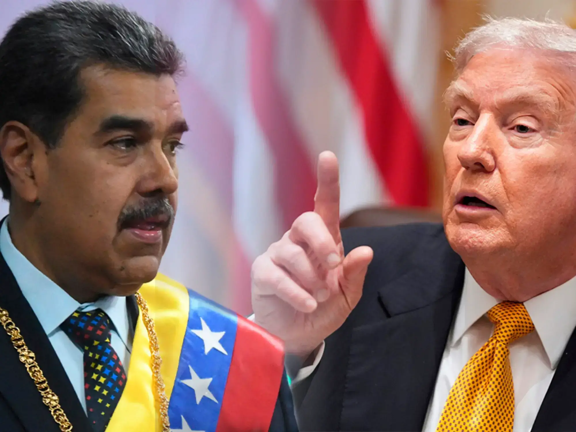 Nicolás Maduro y Donald Trump.