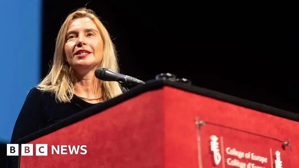 Federica Mogherini se convirtió en rectora del prestigioso Colegio de Europa en Bélgica en 2020.