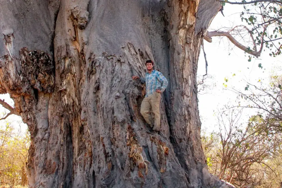 Gregg Treinish, fundador de Adventure Scientists, en el delta del Okavango (Botswana).