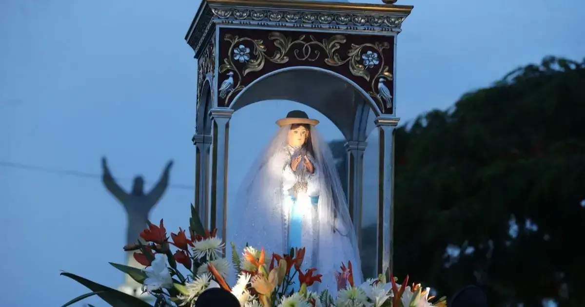 La virgen de Cotoca a su llegada a Santa Cruz