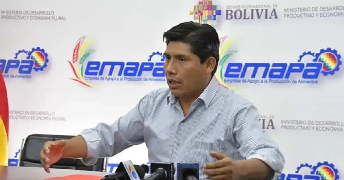 El exgerente de Emapa, Franklin Flores