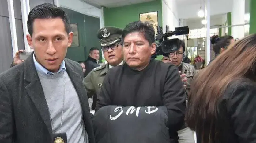 El dirigente de la Confederación Nacional de Panificadores de Bolivia (Conapabol), Rubén Ríos.