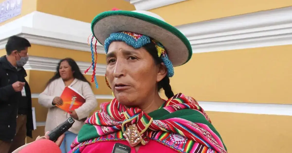 La exdiputada del MAS, Lidia Patty