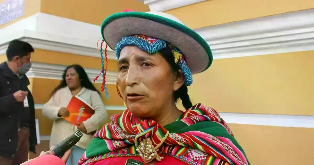 La exdiputada del MAS, Lidia Patty