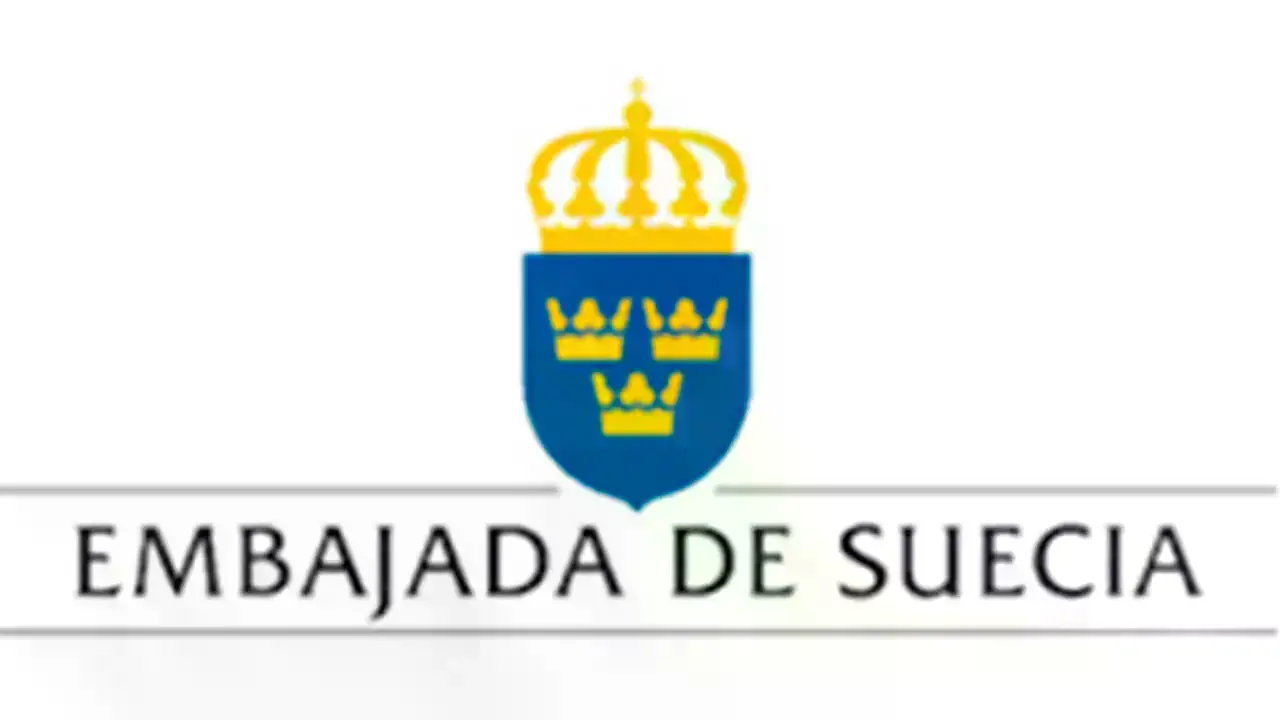 Logo de la Embajada de Suecia en Bolivia.