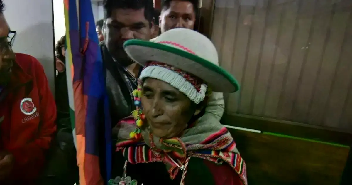 Lidia Patty fue remitida a celdas de la FELCC el viernes.