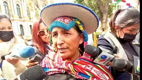 Exdiputada del MAS Lidia Patty.