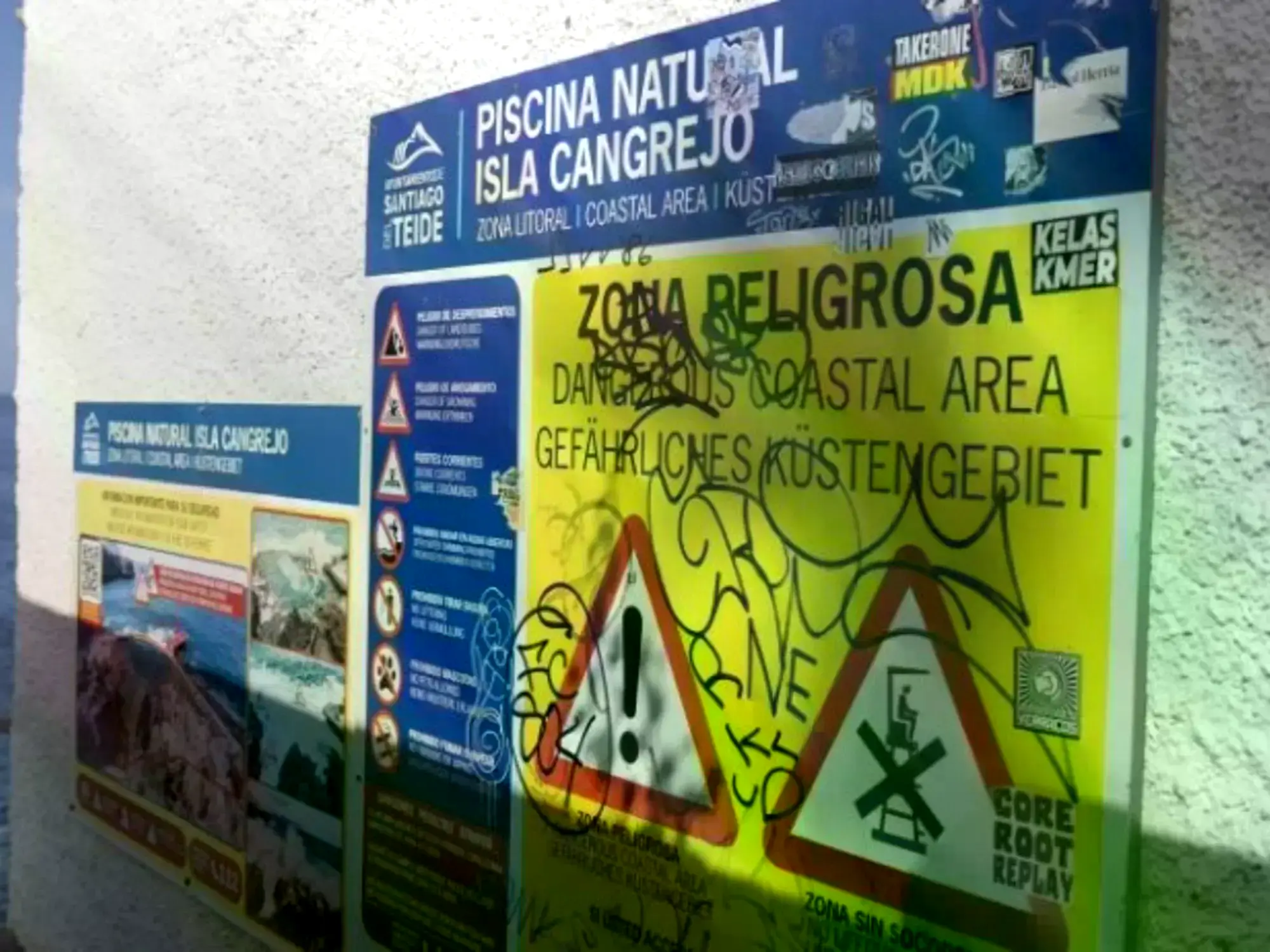 Piscina natural del Charco de Isla Cangrejo.