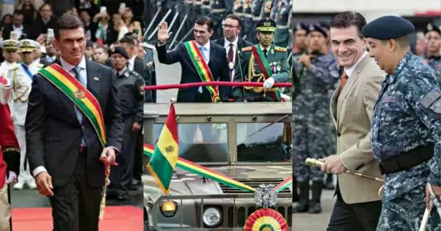 Algunas de las fotografías compartidas por Rodrigo Paz