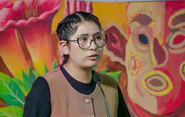 La alcaldesa de El Alto, Eva Copa.