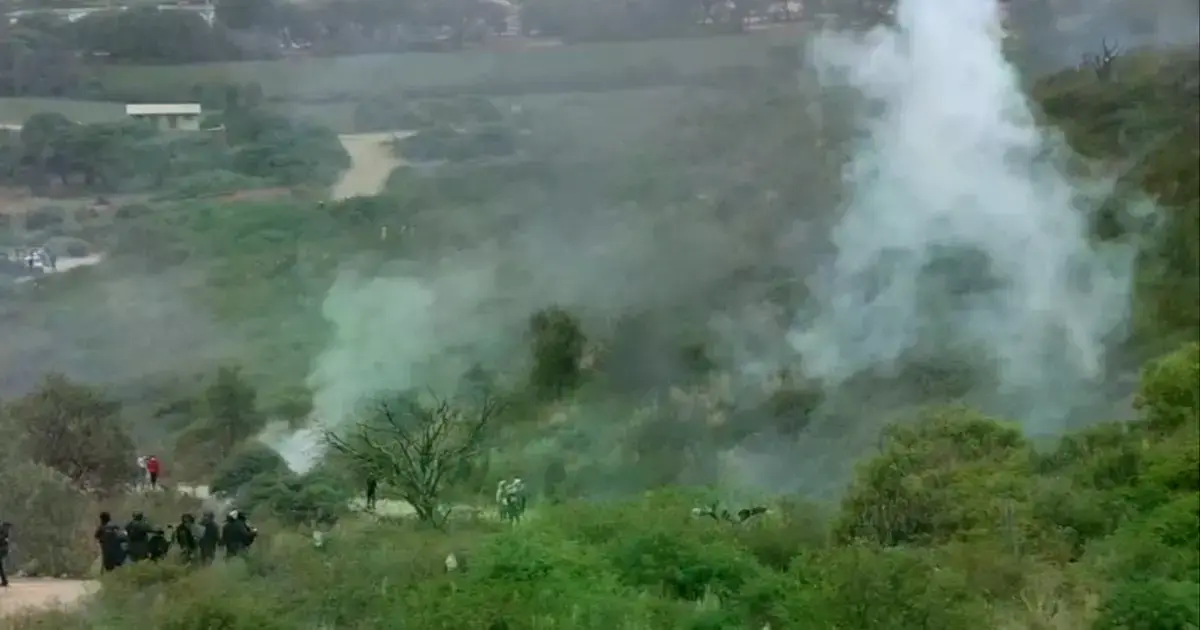 El desbloqueo se realizó con el uso de agentes químicos.