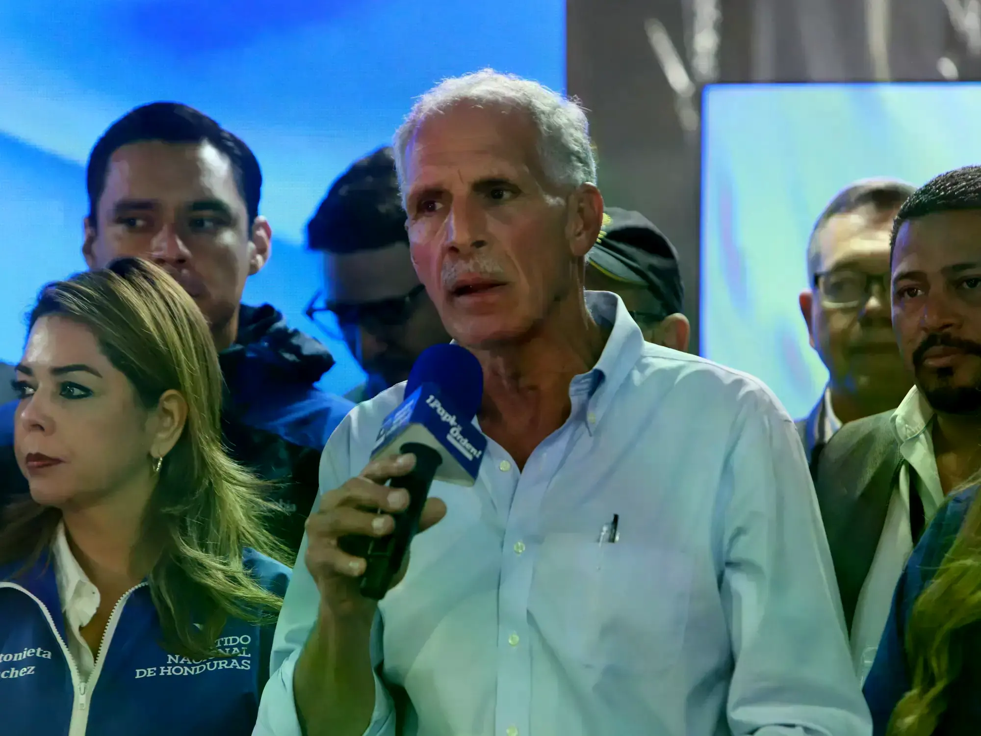 El candidato a la Presidencia de Honduras por el Partido Nacional, Nasry Asfura, en Tegucigalpa.