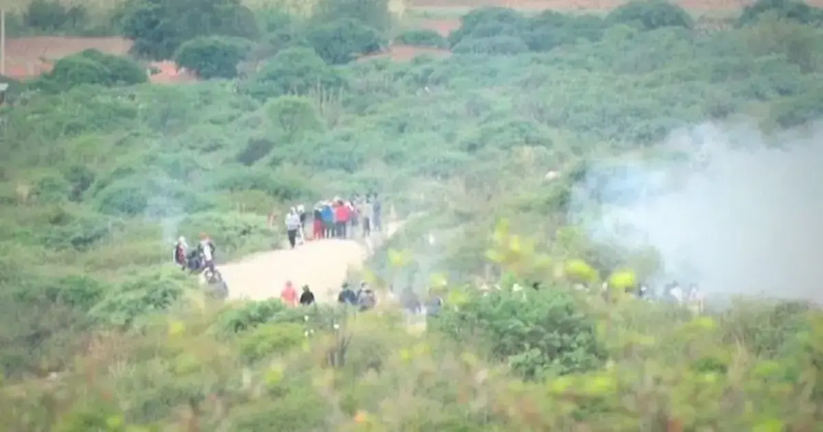 Enfrentamientos en la comunidad de Cotapachi.