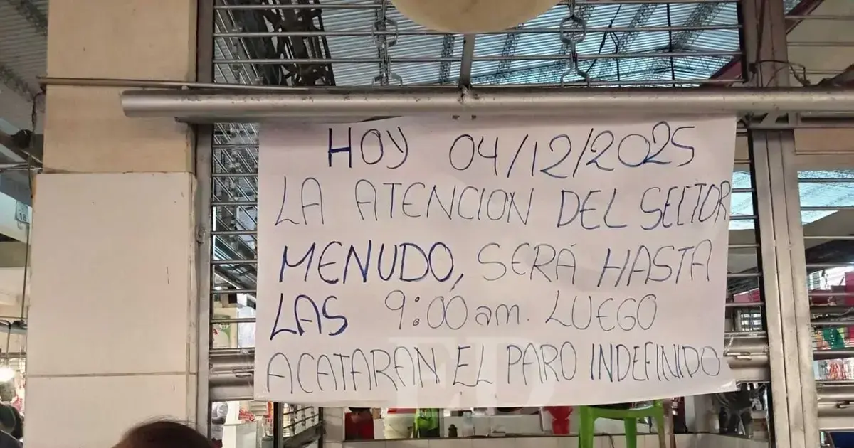 Comerciantes suspenden actividades como medida de protesta