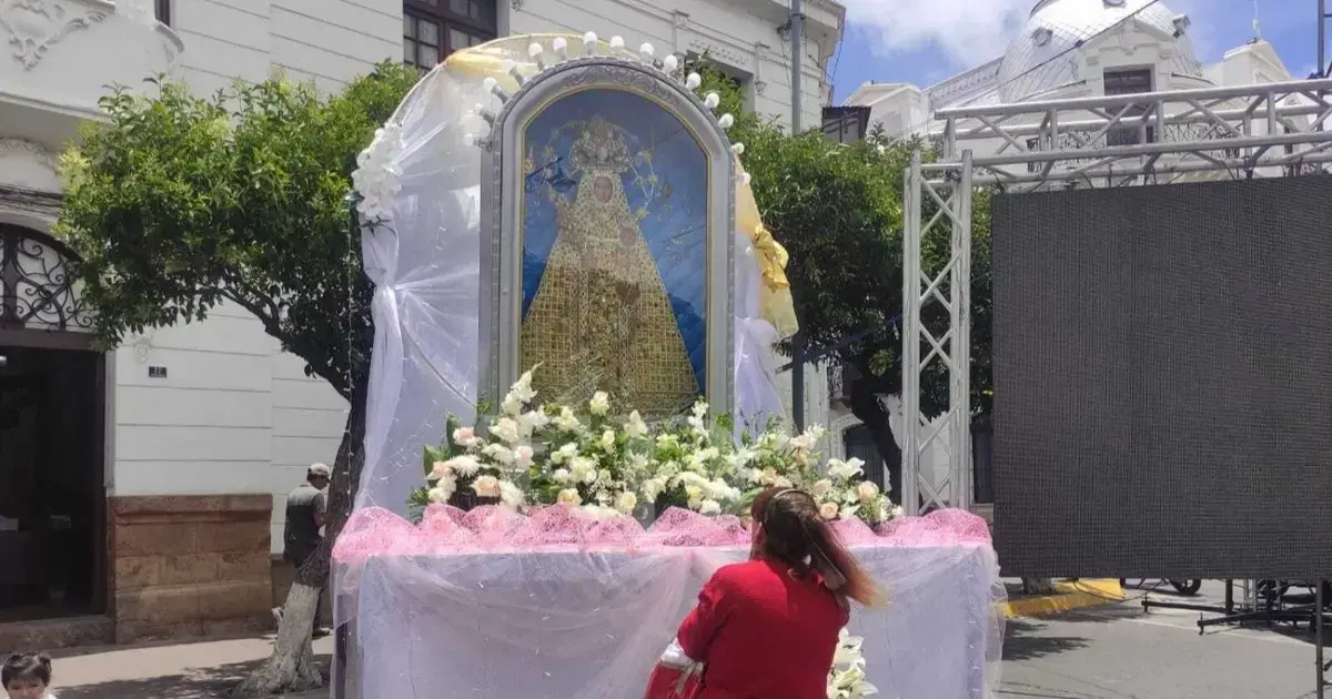 La imagen de la Virgen de Guadalupe es muy venerada en Chuquisaca