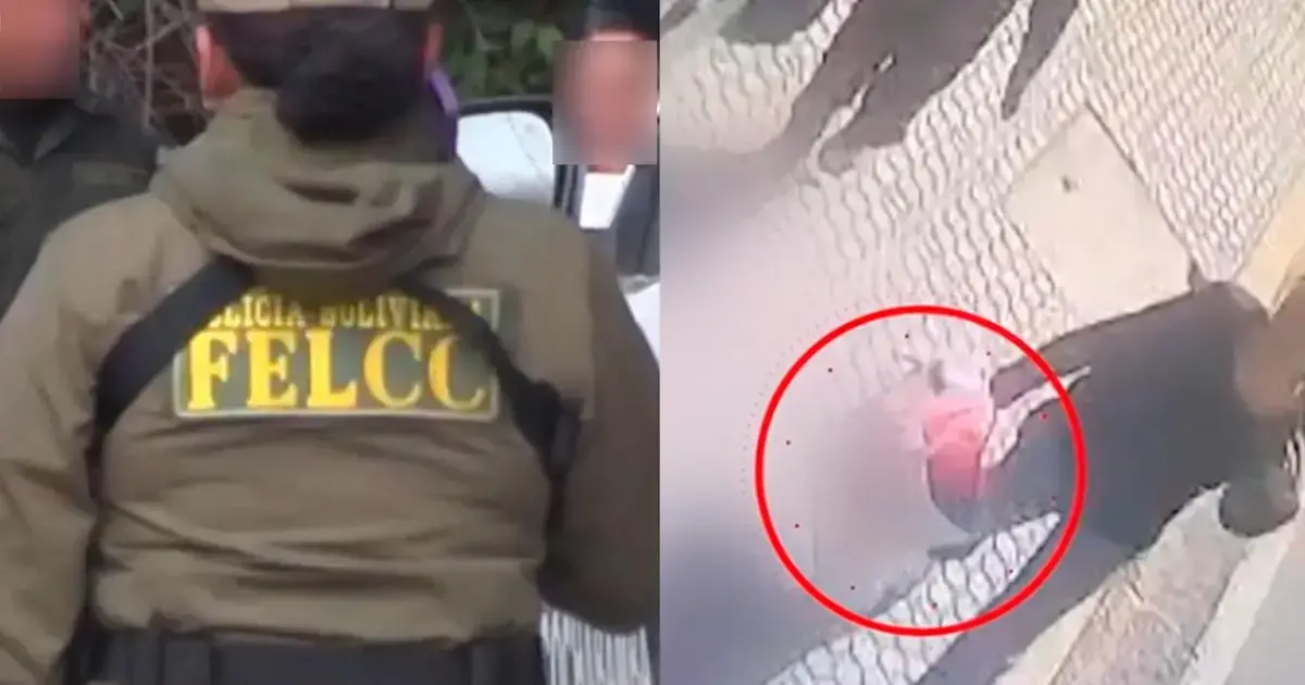 El robo fue captado por cámaras de seguridad.