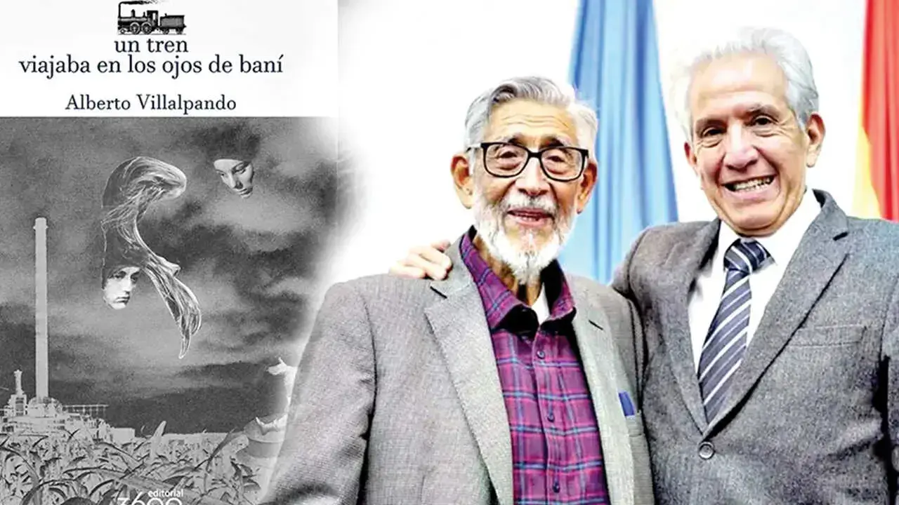Los músicos y compositores Alberto Villalpando y Cergio Prudencio.