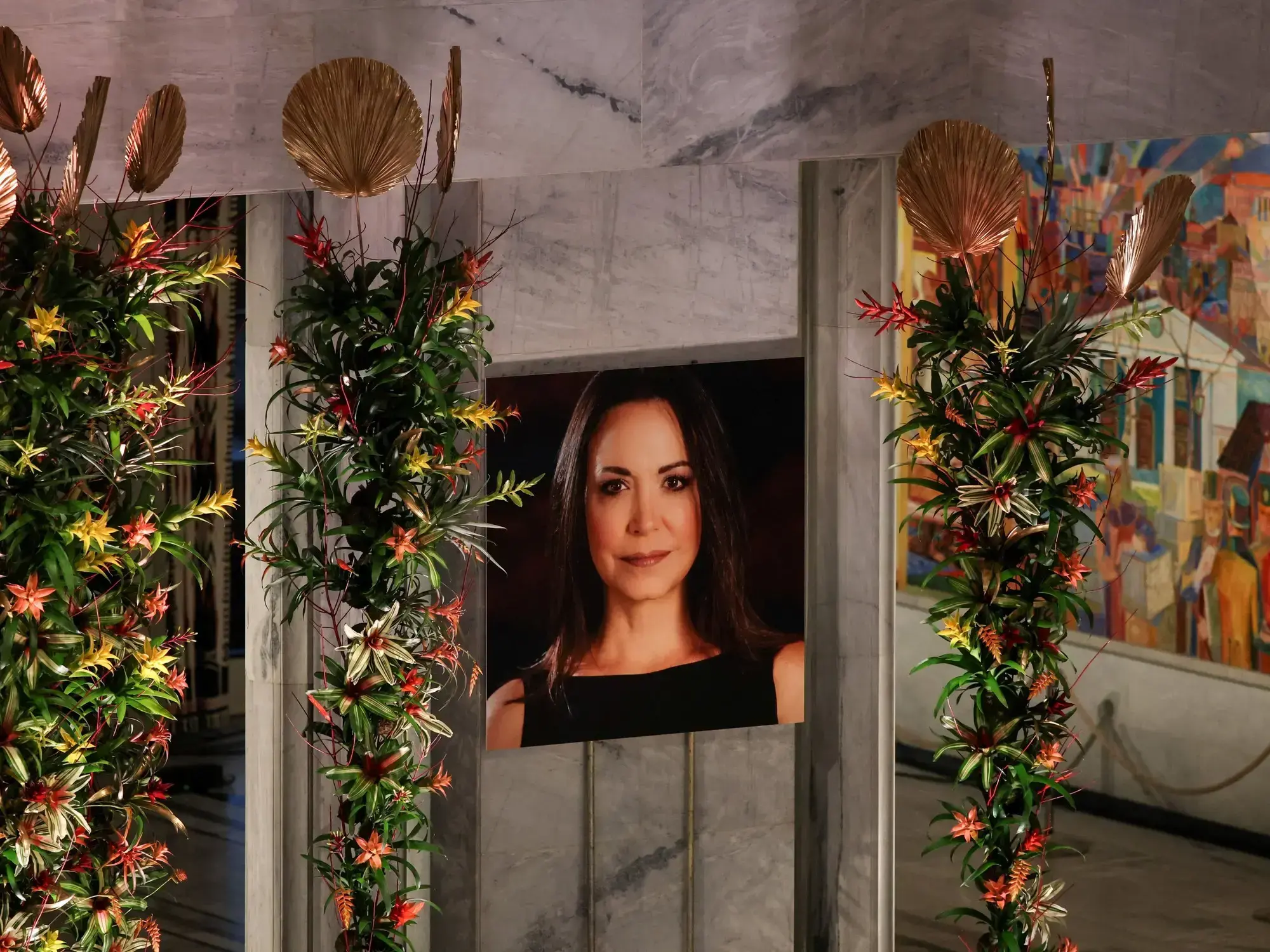 Javier Milei, Raul Mulino y Maricel en Oslo.