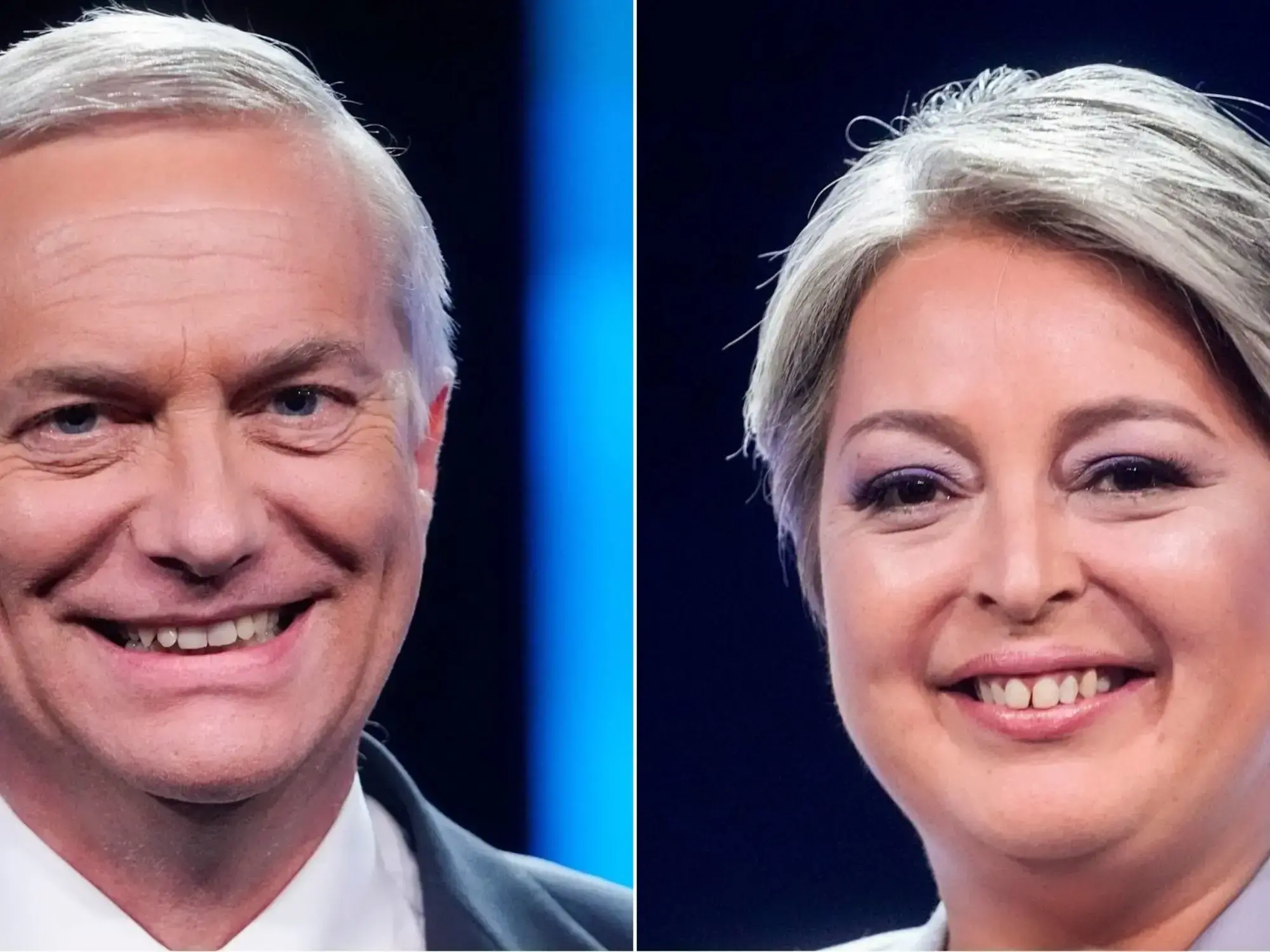 Los candidatos a la Presidencia de Chile Jeannette Jara y José Antonio Kast.