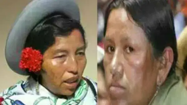 Julia Ramos y Nemecia Achacollo, exministras de Desarrollo Rural y Tierras.