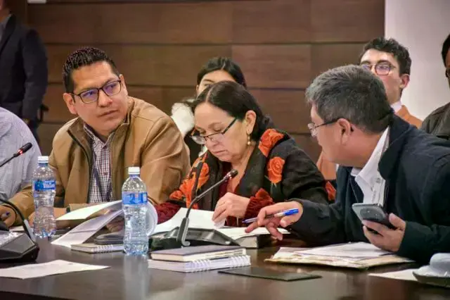 Miembros de la Comisión Mixta de Constitución de la Asamblea Legislativa.