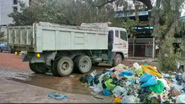 La alcaldía inicia con el recojo de basura en Colcapirhua.