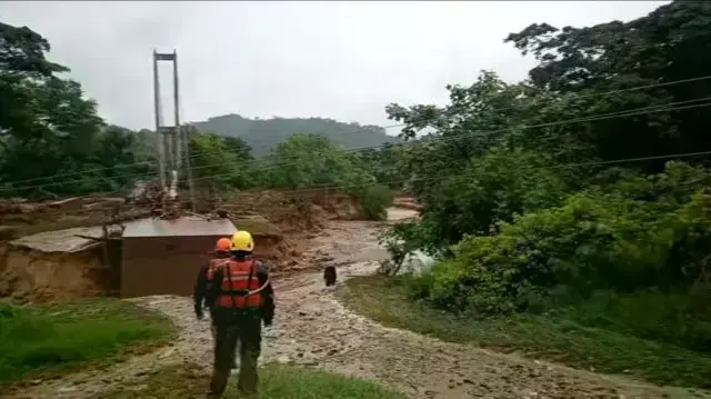 Las afectaciones por las lluvias en El Torno.