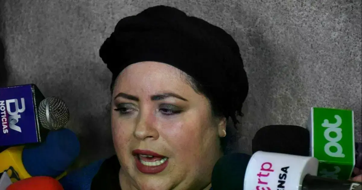 La ex ministra de la Presidencia, María Nela Prada