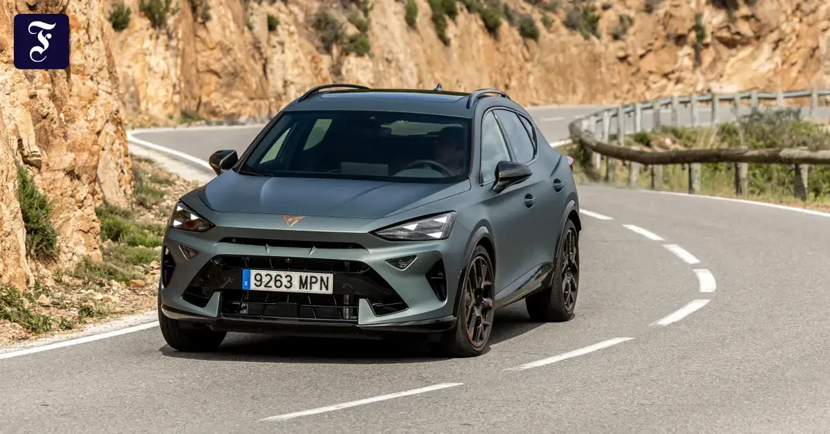 El Cupra Formentor VZ Extreme, un SUV deportivo.