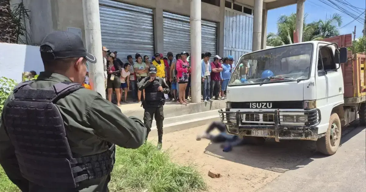 La escena del crimen en Trinidad