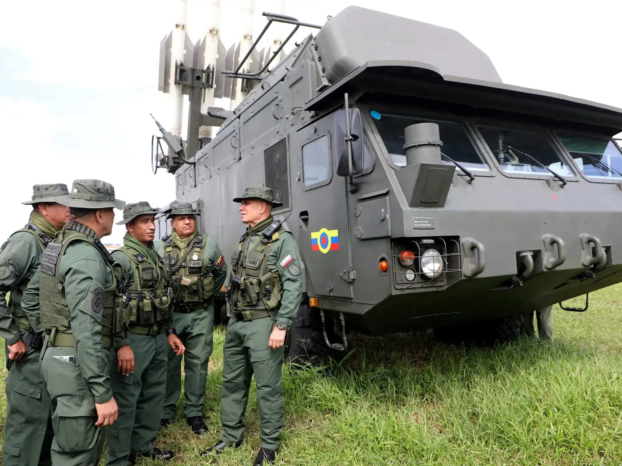 El ministro de Defensa venezolano, Vladimir Padrino López, en ejercicios militares en la Base Aérea Generalísimo Francisco de