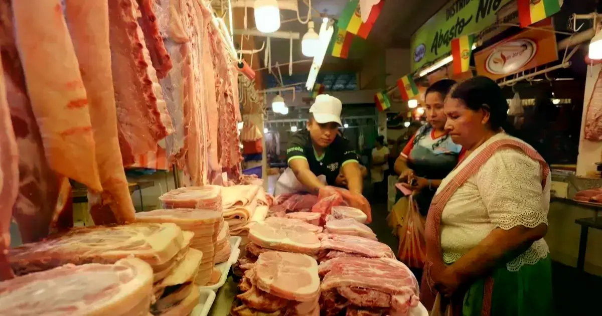 La carne de cerdo es la más consumida en Navidad en Bolivia