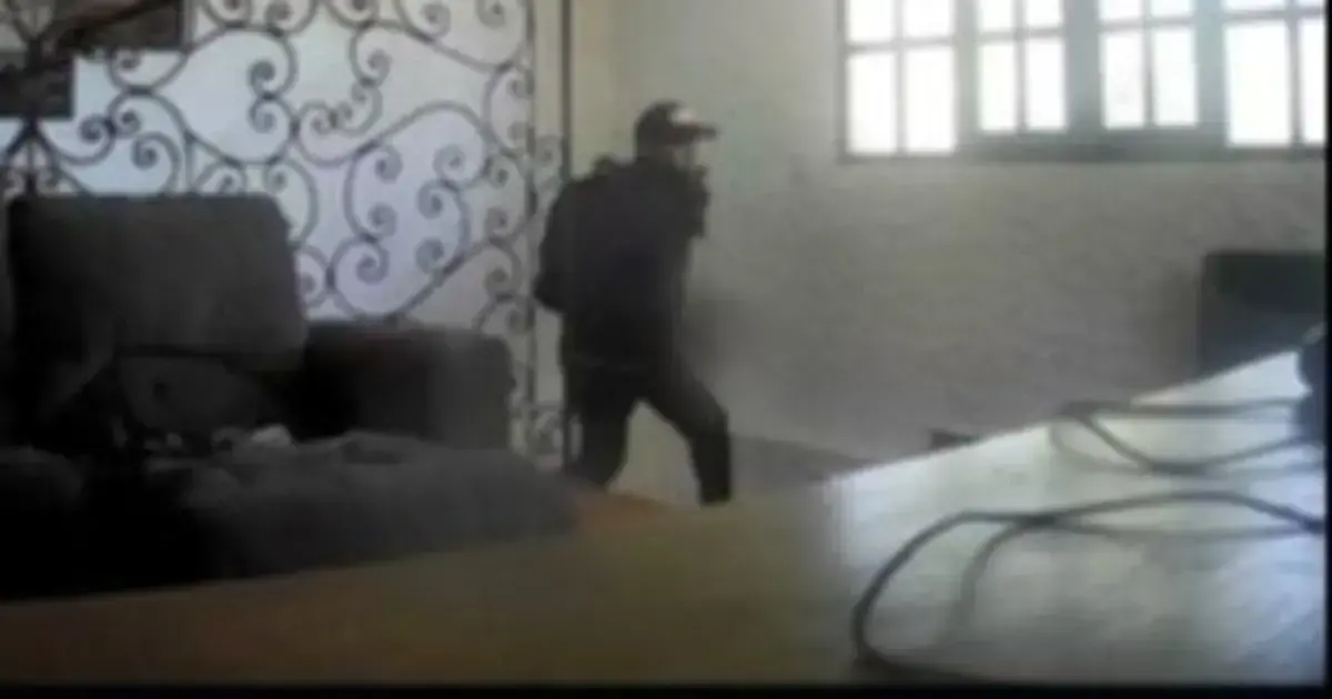 El atracador fue captado por las cámaras de seguridad