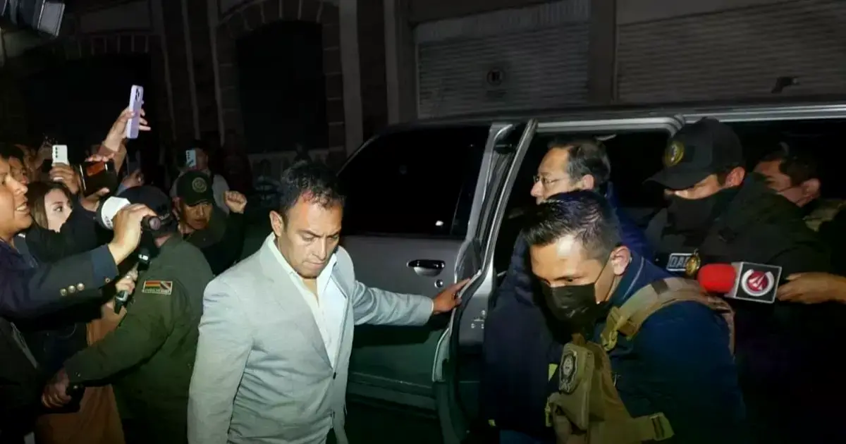 Luis Arce es enviado al penal de San Pedro