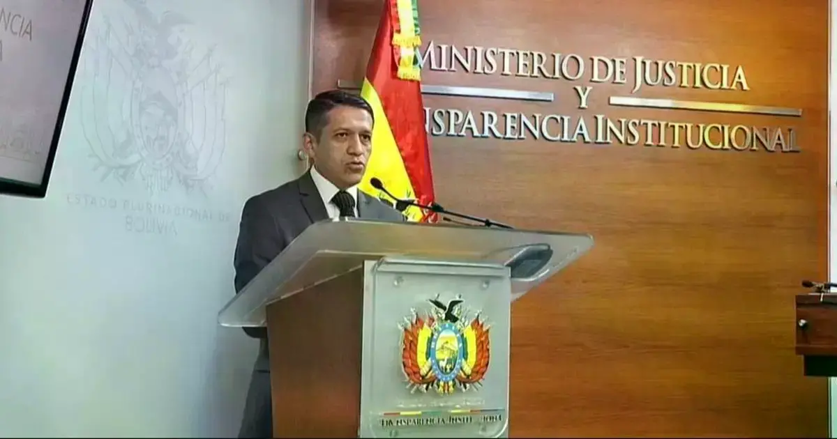 El viceministro de Transparencia Institucional, Yamil García