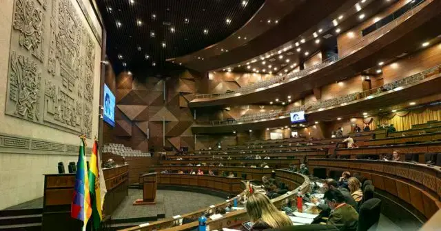 Sesión en la Cámara de Diputados.