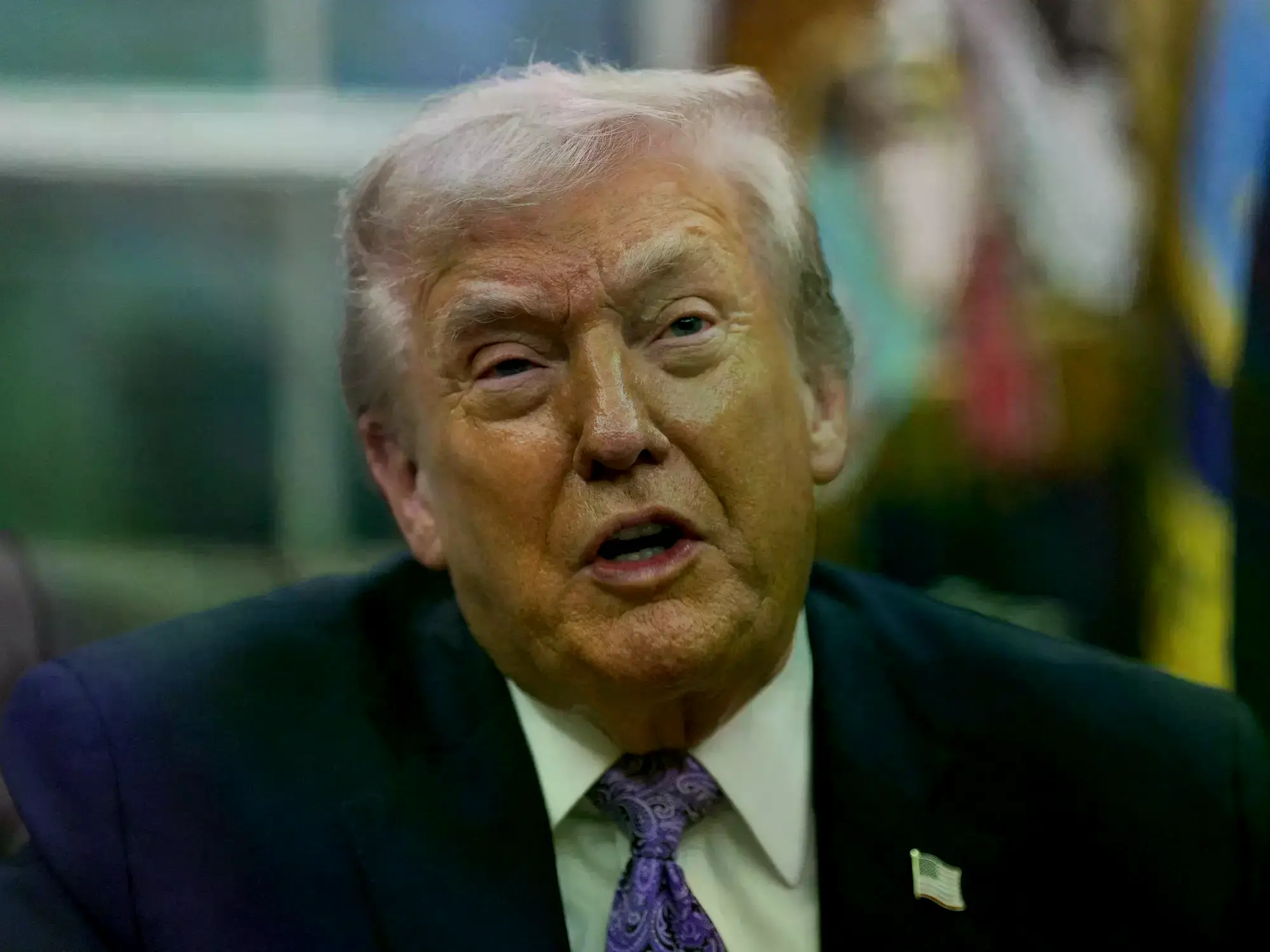 Donald Trump en la Casa Blanca.