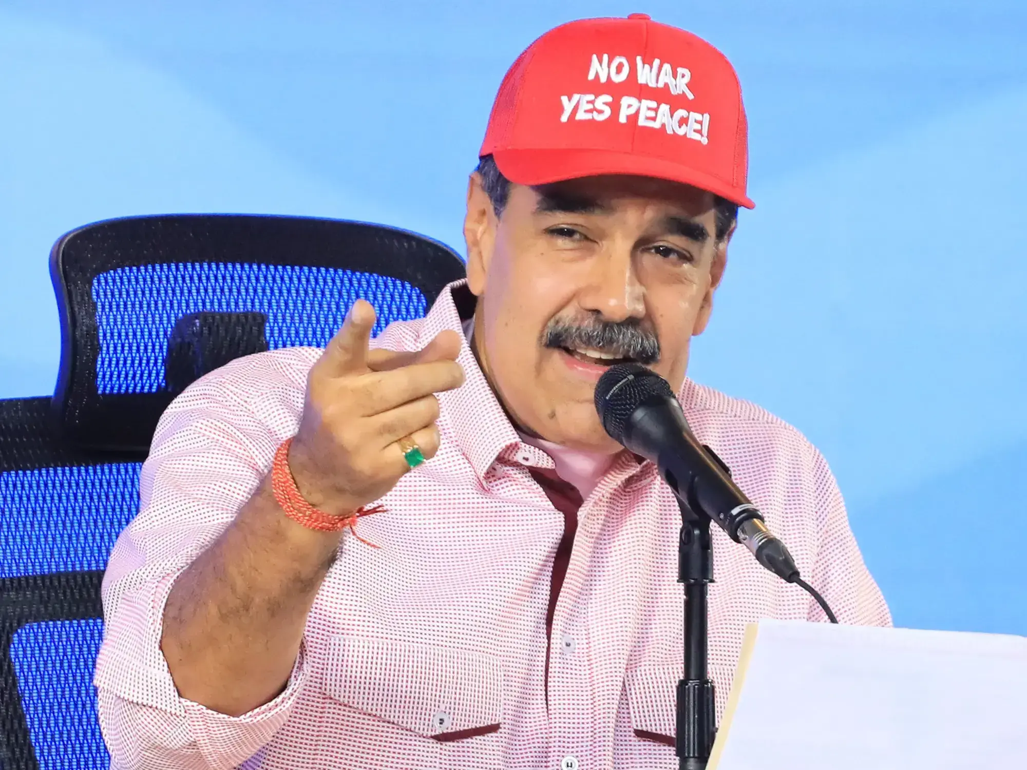Nicolás Maduro durante un acto público.