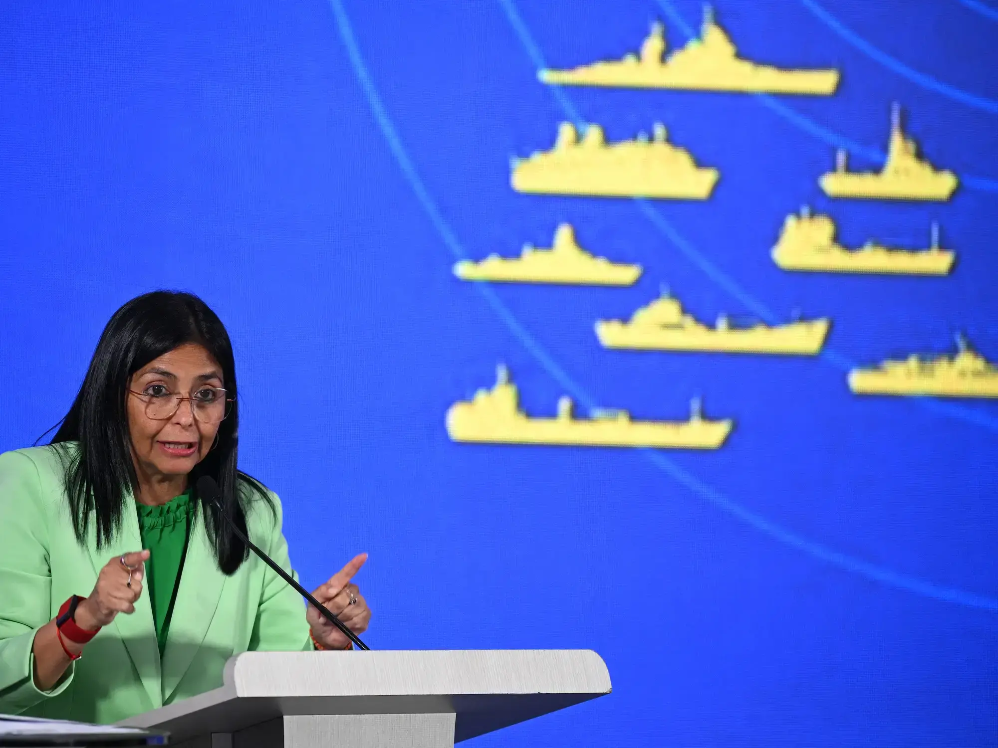 La vicepresidenta ejecutiva de Venezuela, Delcy Rodríguez.