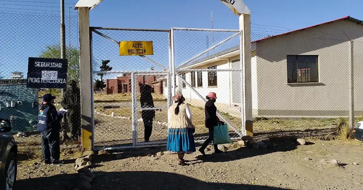 La cárcel de máxima seguridad de Chonchocoro, en Viacha, La Paz.