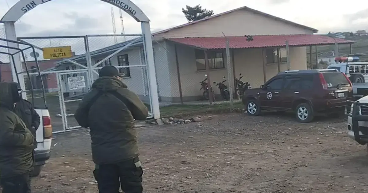 Operativos de búsqueda tras la fuga en el penal de Chonchocoro.