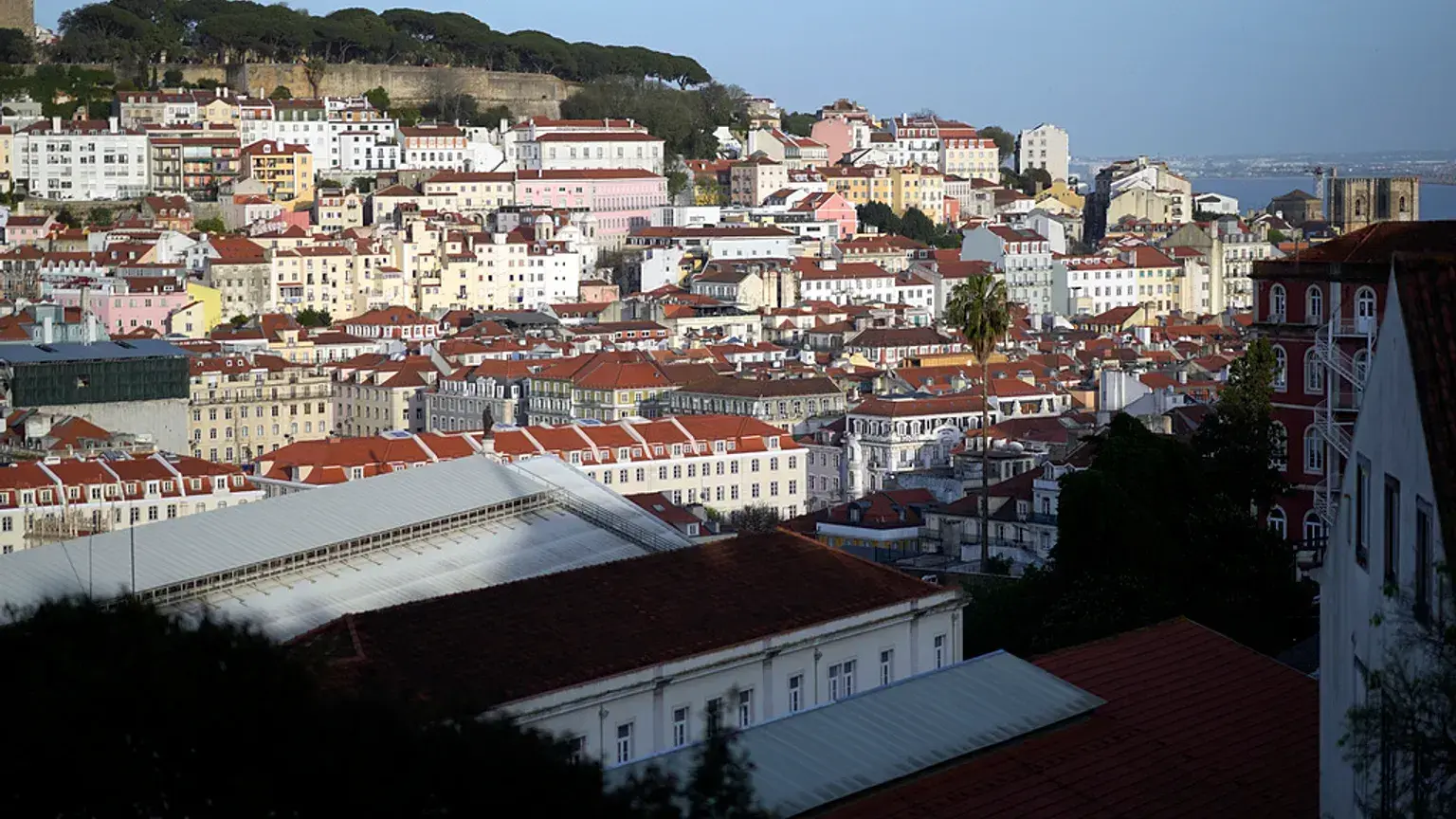 Edificios residenciales en Portugal.